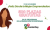 500 mujeres emprendedoras podrn disfrutar de  una plaza gratuita en el Programa mentorDay