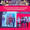 Concurso Efecto Matilda IES Santa Eulalia Mrida finalista en Premios Margarita Salas