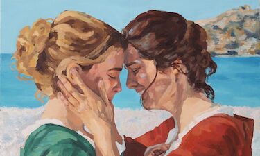 Blanca Herrero expone sus obras de 'De cine y pintura' en el espacio Belleartes de Cáceres