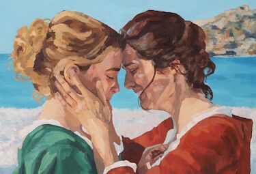 Blanca Herrero expone sus obras de 'De cine y pintura' en el espacio Belleartes de Cáceres