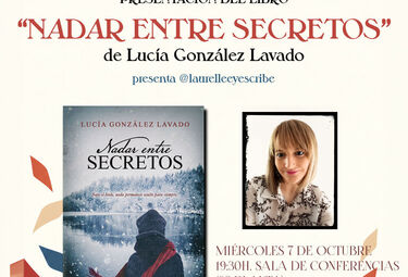 Lucía González Lavado presenta en Mérida su nueva novela, 'Nadar entre secretos'