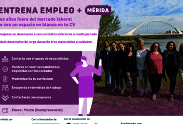 Una veintena de mujeres de Mérida mejorarán su empleabilidad en programa 'Entrena Empleo+'